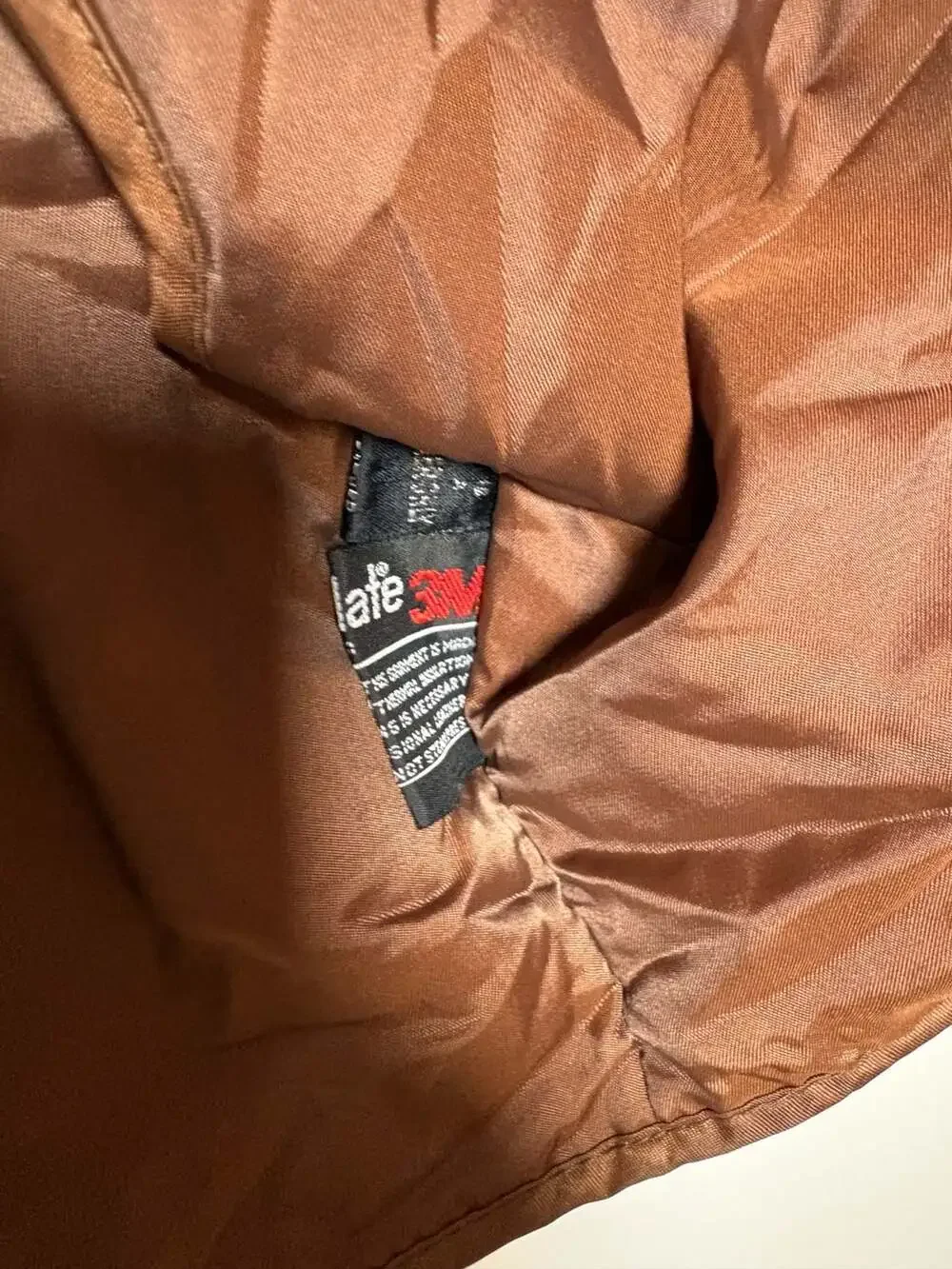 Vintage Adventure Bound Brown Leather Puffer Vest  Thinsulate Insulation Size L